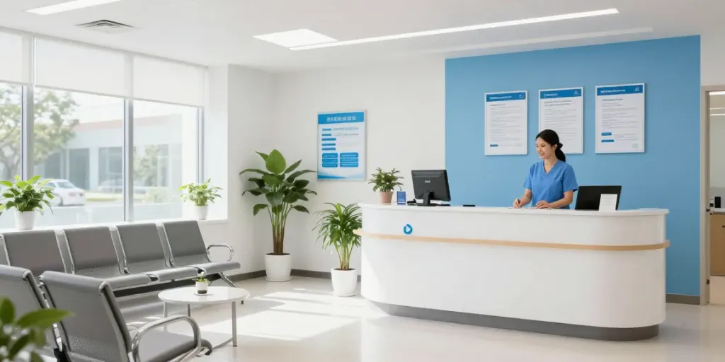Situs gacor and healthcare services provided at a trusted health clinic, showcasing patient care environment with medical professionals.